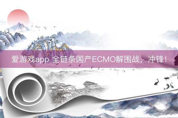 爱游戏app 全链条国产ECMO解围战，冲锋！