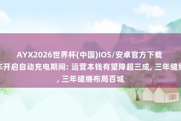 AYX2026世界杯(中国)IOS/安卓官方下载 无东谈主车开启自动充电期间: 运营本钱有望降超三成, 三年缱绻布局百城