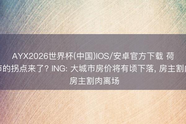 AYX2026世界杯(中国)IOS/安卓官方下载 荷兰楼市的拐点来了? ING: 大城市房价将有顷下落， 房主割肉离场