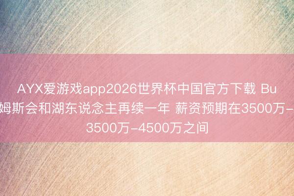 AYX爱游戏app2026世界杯中国官方下载 Buha：预料詹姆斯会和湖东说念主再续一年 薪资预期在3500万-4500万之间